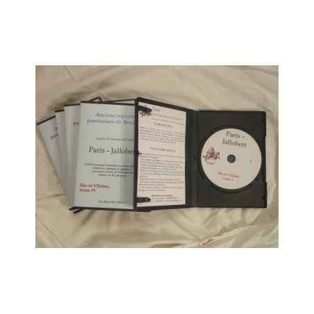 Anciens registres paroissiaux de Bretagne par Paris-Jallobert : 5 CD-ROM