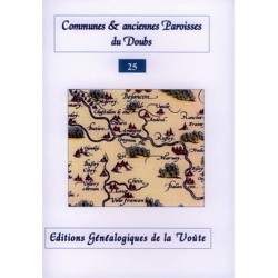 Noms des communes et anciennes paroisses de France : Le Doubs