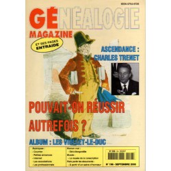 Généalogie magazine n° 196...