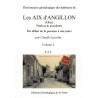 Dictionnaire généalogique des  habitants des Aix d'Angillon les 3 volumes