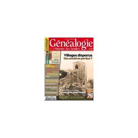 Revue Française de Généalogie N° 166 - Octobre/Novembre 2006