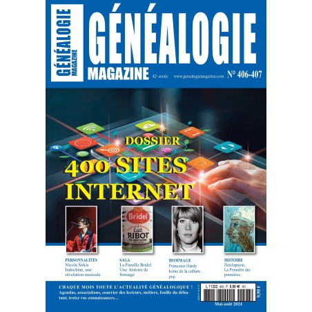 Généalogie Magazine N° 406-407 - Version Numérique