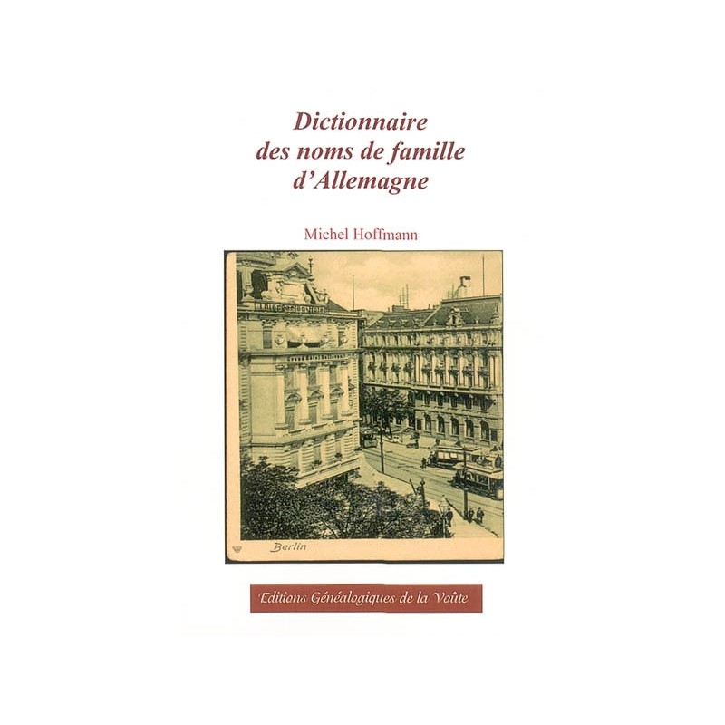 Dictionnaire des Noms de famille de l'Allemagne