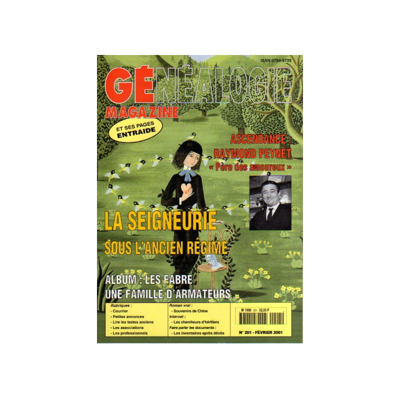 Généalogie Magazine n° 201 - février 2001