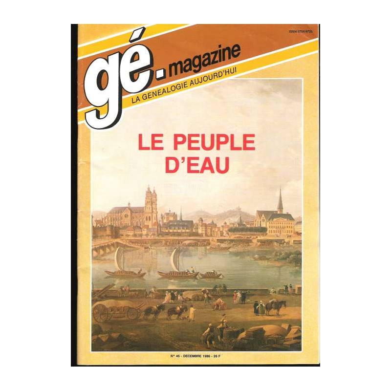 Généalogie Magazine n° 045 - novembre 1986