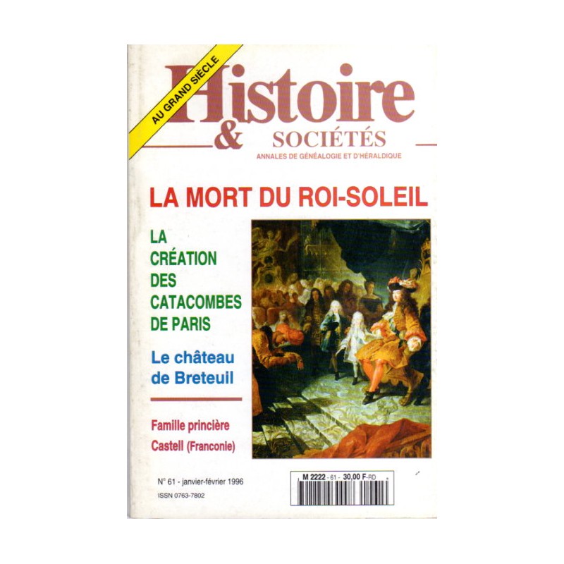 Histoire & Sociétés N° 61