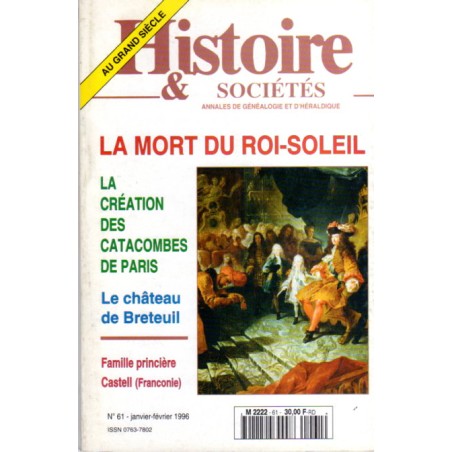 Histoire & Sociétés N° 61