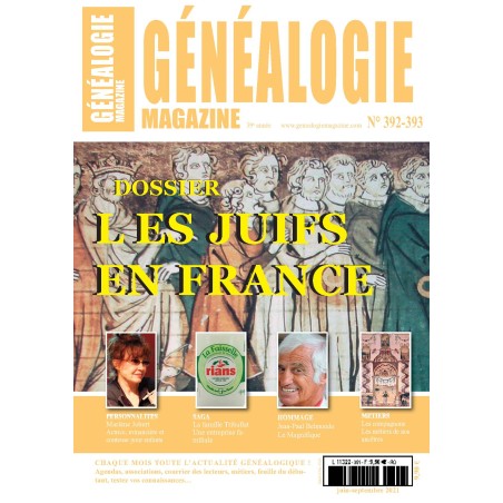 Généalogie Magazine N° 392-393