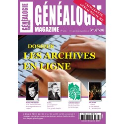 Généalogie Magazine n° 387-388