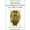 Ephéméride de la maison de France de 1589 à 1848 Henry IV et ses descendant