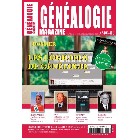 Généalogie Magazine N° 409-410