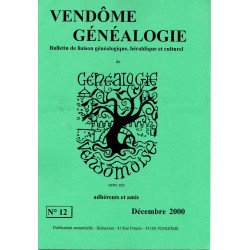 Vendôme Généalogie N° 12