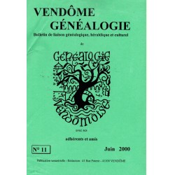 Vendôme Généalogie N° 11